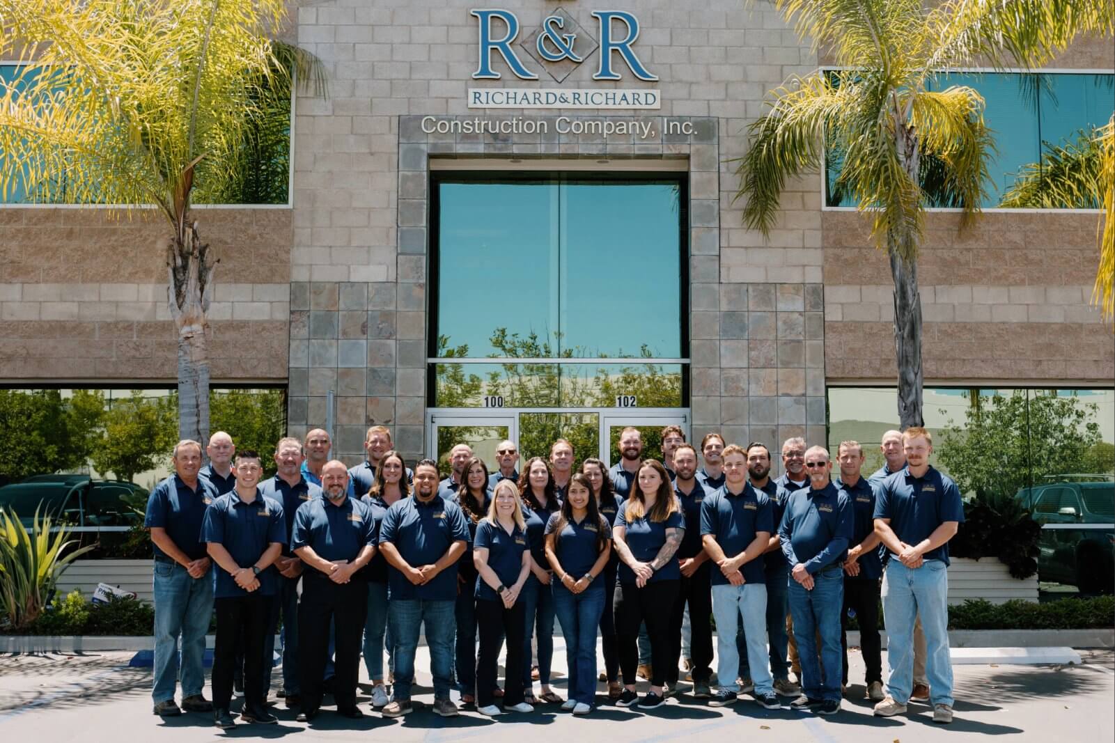 R&R Construction Company Team Photo